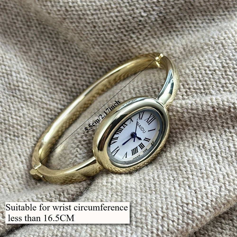 DANA Stainless Steel Strap Gold Watch