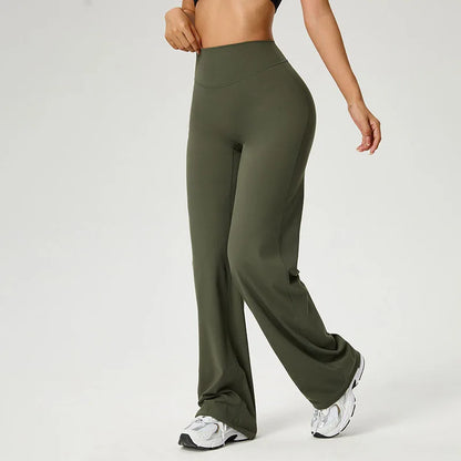 High Waist Wide Straight-Leg Ultra Soft Yoga Pants