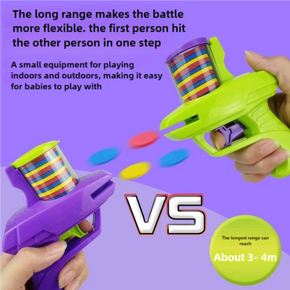 Foam Disc Launcher Flying Disc Handheld Shooter