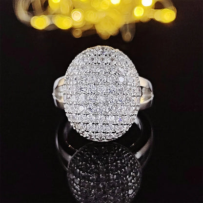 Silver Gifts 88 CZ Unique R103 Rings