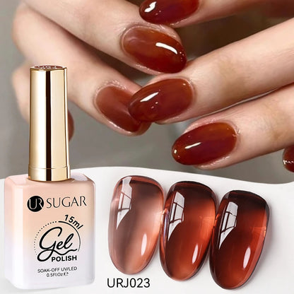 SUGAR Jelly Milky White Translucent Gel Polish
