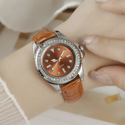 DANA Diamond Quartz Green Leather