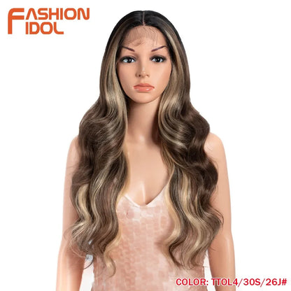 Lace Front Wig Synthetic With Baby Hair Wigs