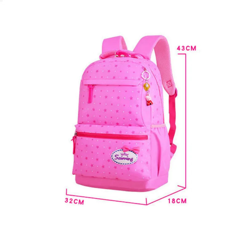 3PcsTeenagers girls Lightweight waterproof school bags