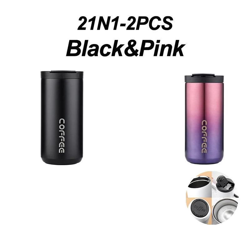 400ML Stainless Steel Coffee Thermos Bottle Thermal Mug
