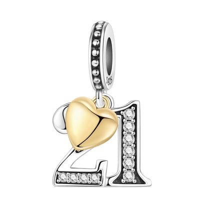 925 Sterling Silver Zircon Butterfly Letter Bracelet