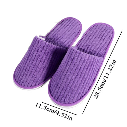 1Pair Winter Warm plush Slippers