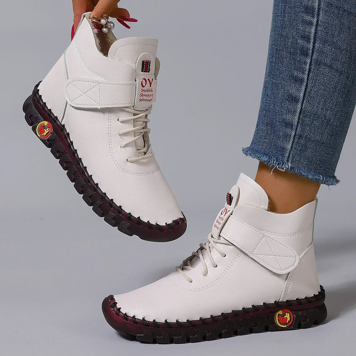 Flat Ankle Luxury Casual Thickened Warm Boots