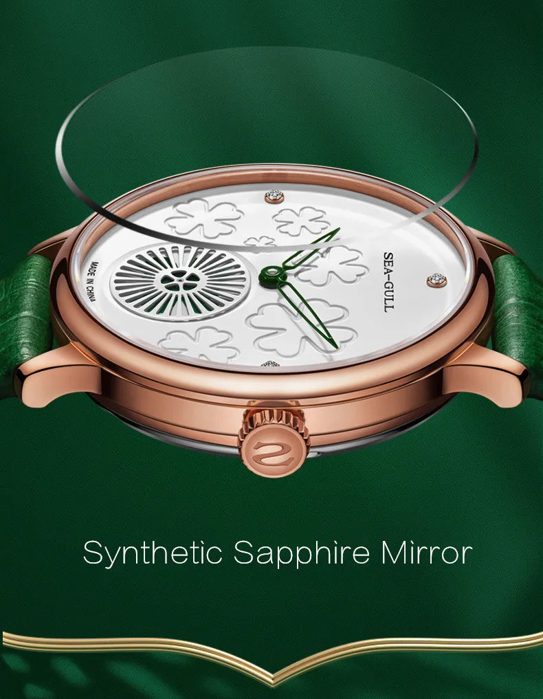 Automatic Mechanical Skeleton Diamond Luxury Lucky Watch