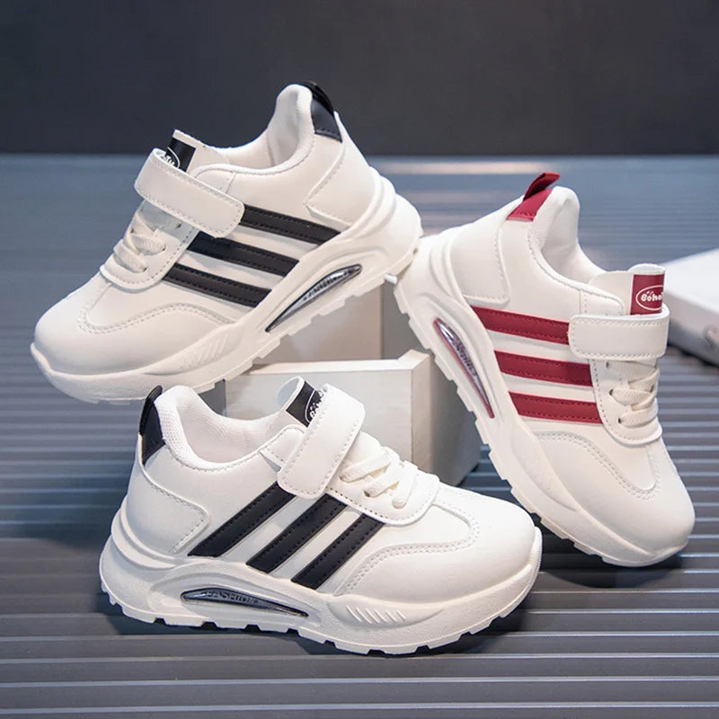 Fall Sport Patchwork Stripes Sneakers