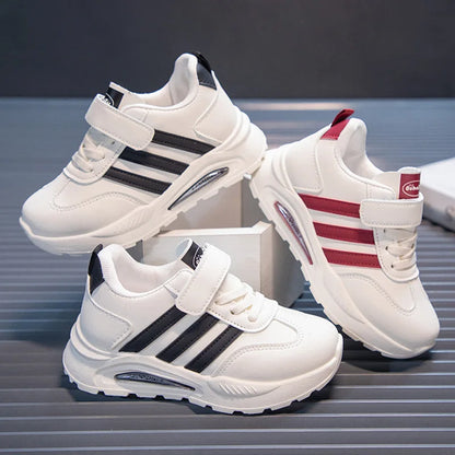 Fall Sport Patchwork Stripes Sneakers