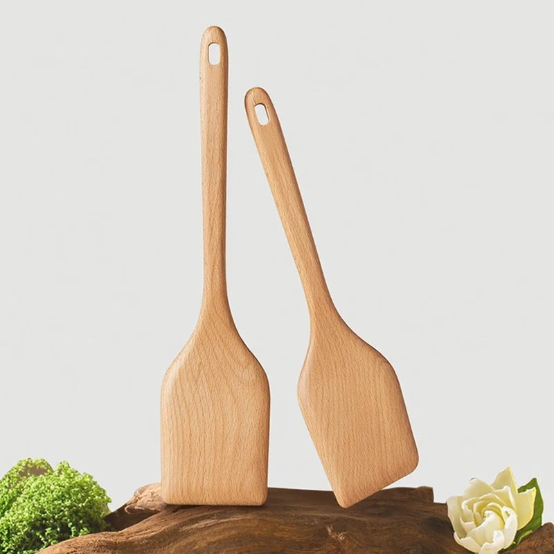 COOKER Thickened Beech Wood Spatula Wooden