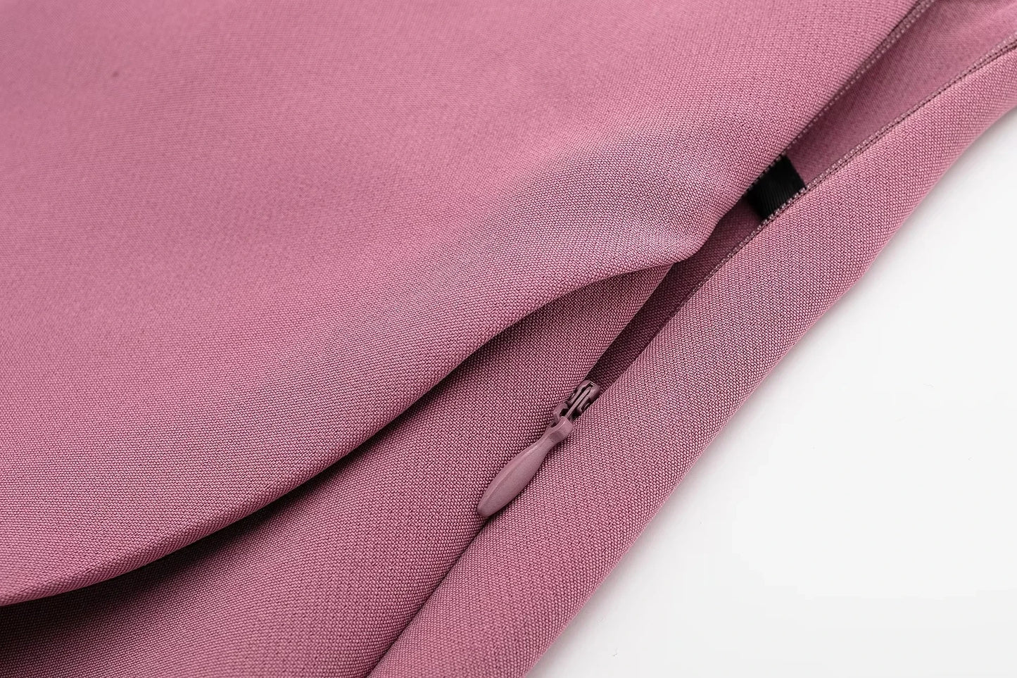 Falda marrón de talle alto