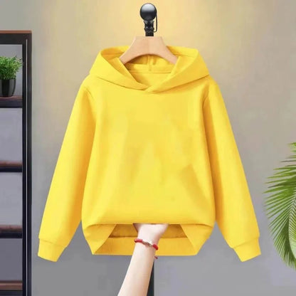 Aged 3-12  Casual Versatile Top & Coat Hoodies