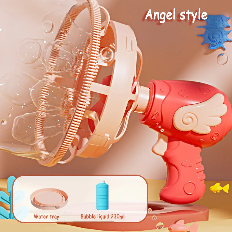 Kid Electric Handheld Bubble Machine Toy