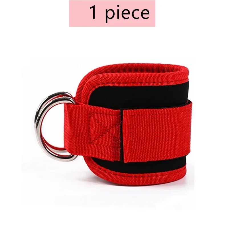 Cable Ankle Straps Double D-Ring Ankle Cuffs