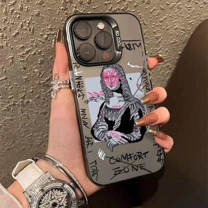 INS Star Phone Case For iPhone Pro Max Matte IMD Cover