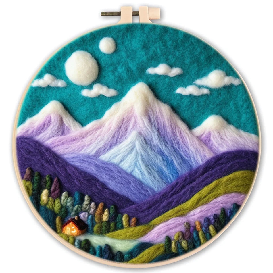 Needle Felting Kit Wool Painting Kit DIY Felt Wool Needle Felt Set