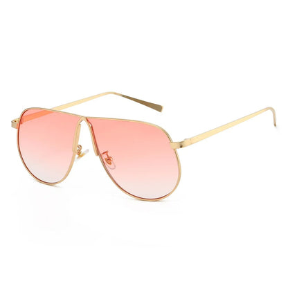 vintage oversized alloy square sunglasses