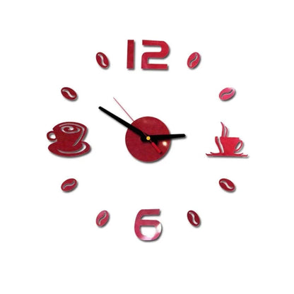 Digital Wall Sticker Quartz Needle Clock
