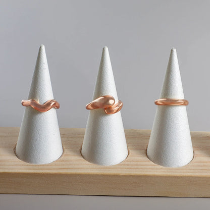 DANA Circle Geometry Opening Joint Rings Set