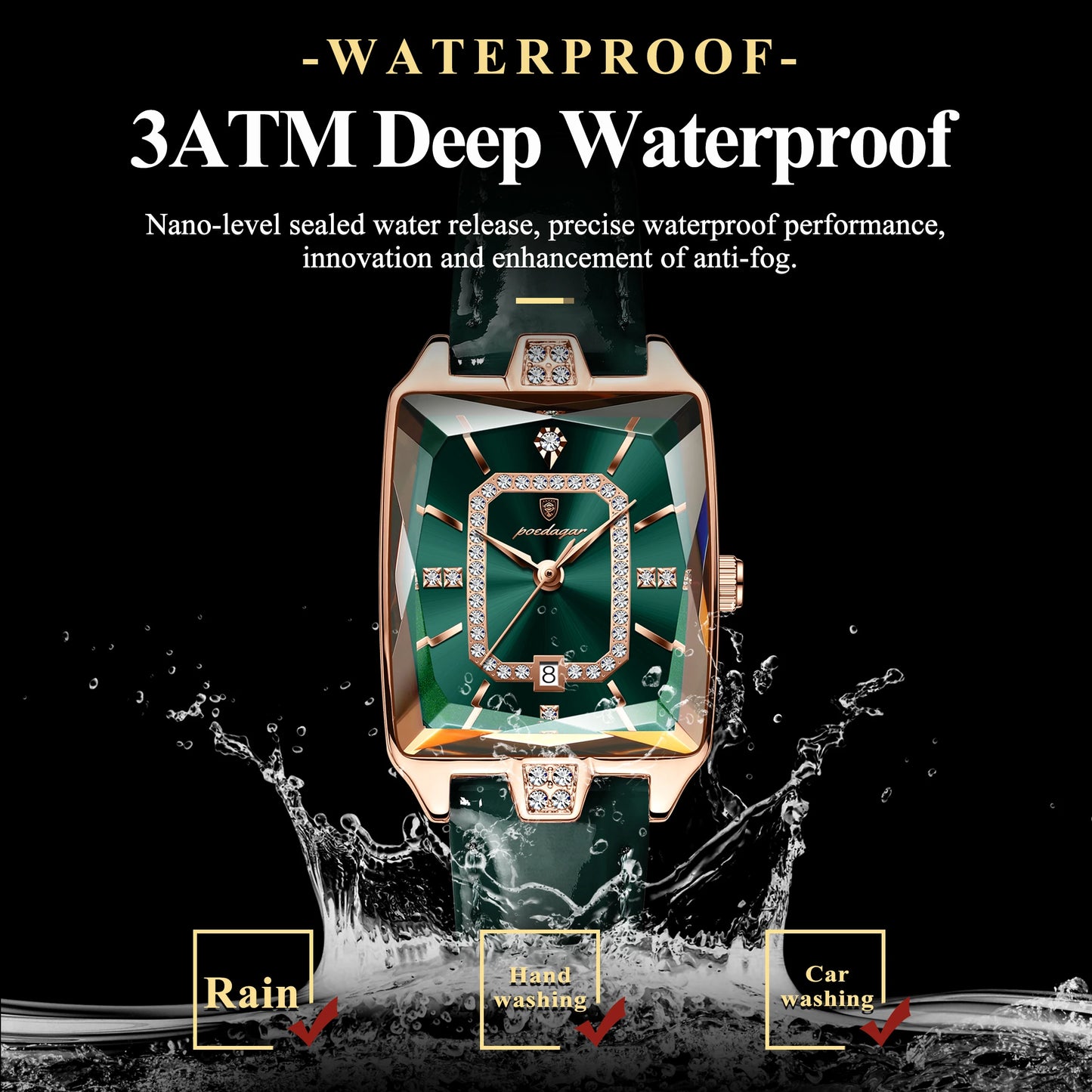 Luxury Waterproof Leather Quartz Watches