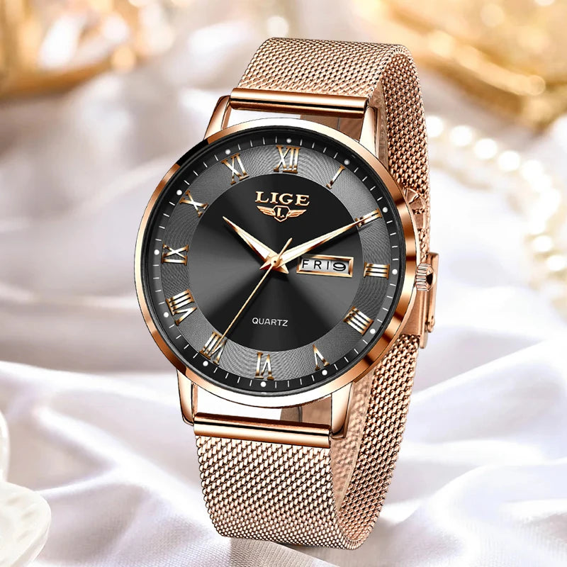 Luxury Creative Steel Bracelet Waterproof Watches