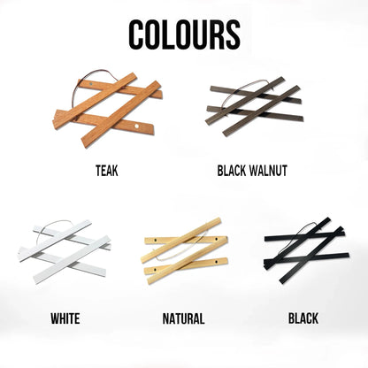 Natural Wood Magnetic Poster Hanger Canvas Frame
