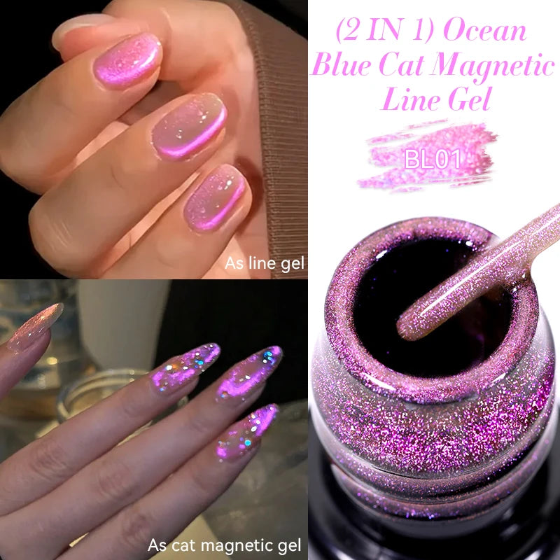 Super Bright Silver Metallic Liner Gel Nail Polish