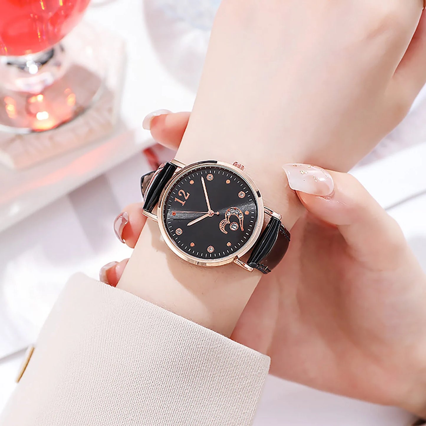 Quartz Leather Analog Quartz Watches