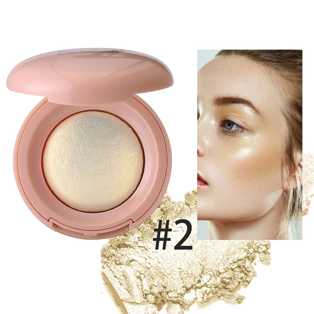 Long-lasting waterproof fine shimmer highlighter