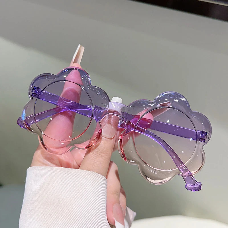 1/7 Pcs Flower Shaped Sunglasses