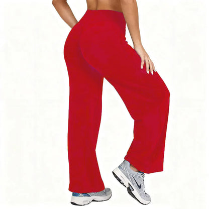 Plus Size Yoga Wide-leg Stretchy Sport Pants