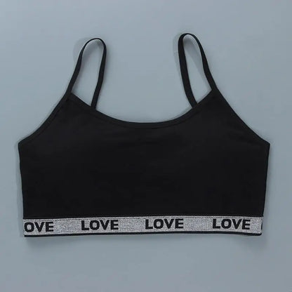 1pc Teenage Girls Tops Cotton Soft Underwear