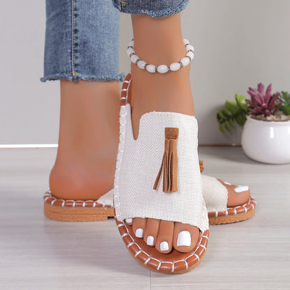 Casual Beach Flat Open Toe Slippers