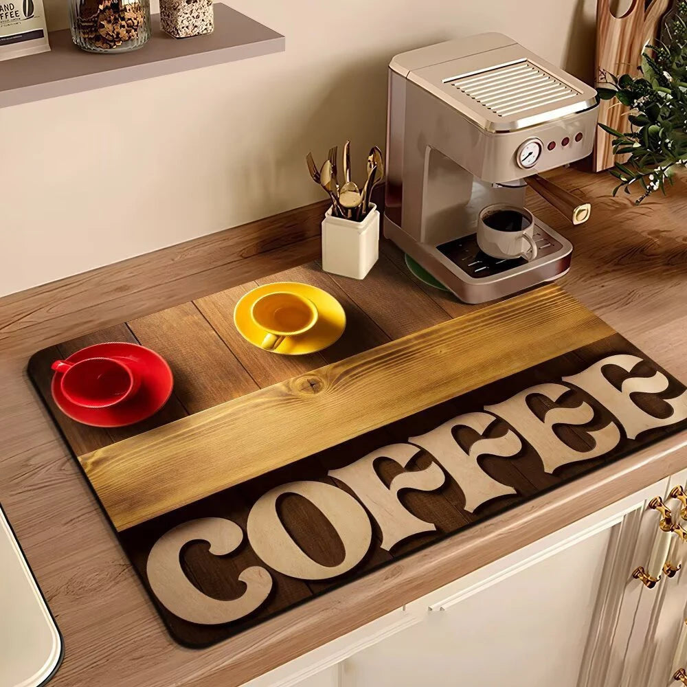 Coffee Machine Mat Waterproof Drain Pad