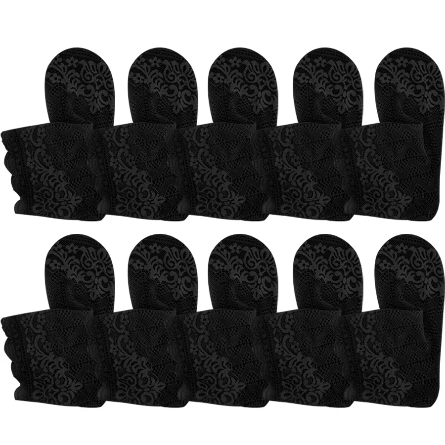 Lolita Invisible Lace High Quality Transparent Stretch Elasticity  Thin Short Socks