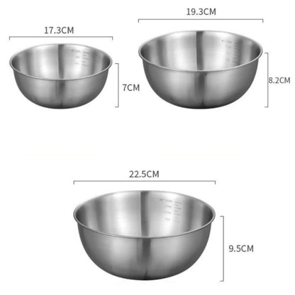 1-3 Stainless Steel Bowl Set