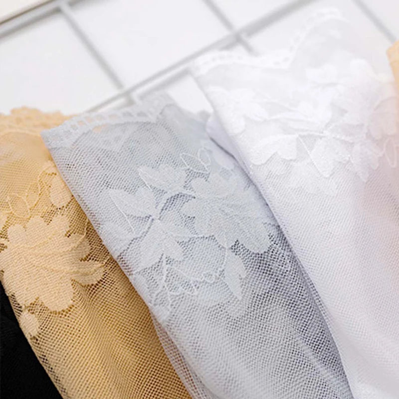 Calcetines cortos transparentes, finos, antideslizantes e invisibles estilo Lolita