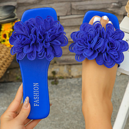 Flower Flat Slippers