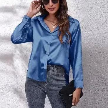 Long Sleeve Silk Shirt