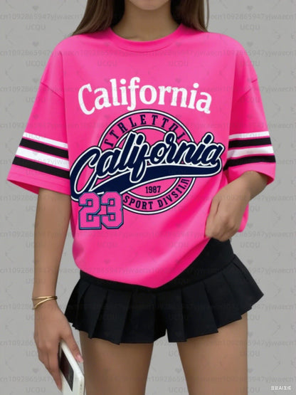 Sports Jersey California Short Sleeve T-Shirt