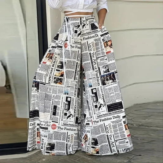 Wide Leg Hip Hop Street Vintage Full Length Pants