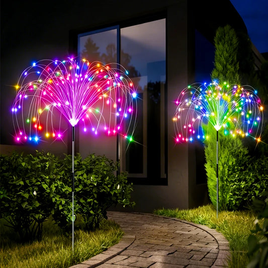 LED Garden Solar Lights Dandelion Outdoor Waterproof Courtyard Decor