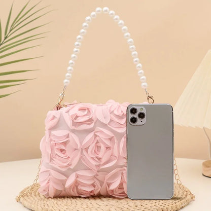 Floral Crossbody Small Shoulder Purse Floral Print Casual Handbag