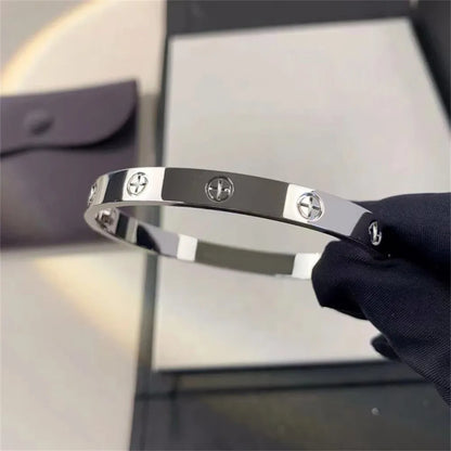 DANA Gold Zircon And Cross Nut Nail Bracelet