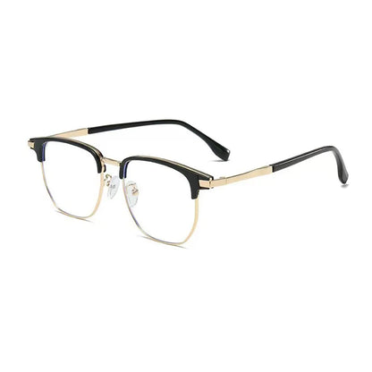 Square Anti Blue Light Presbyopia Eyeglasses Reading Glasses