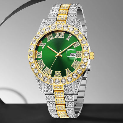 Luxury Diamond Quartz Watch