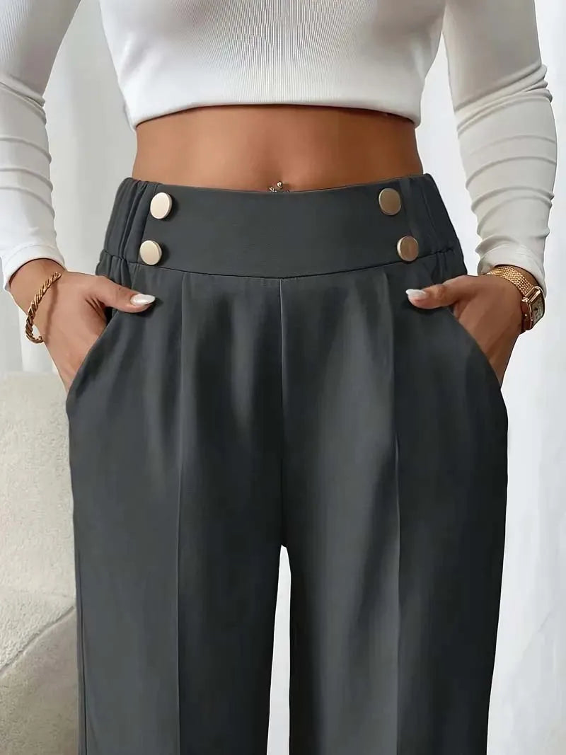 High Waist Wide Leg Pants