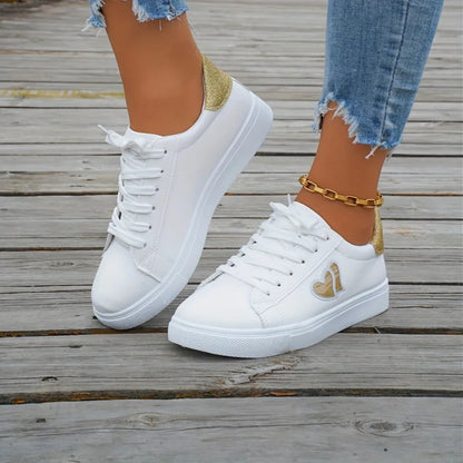Sports Canvas Breathable Low Cut  Ethnic Style Sneakers